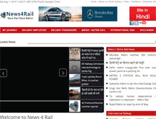 Tablet Screenshot of news4rail.com